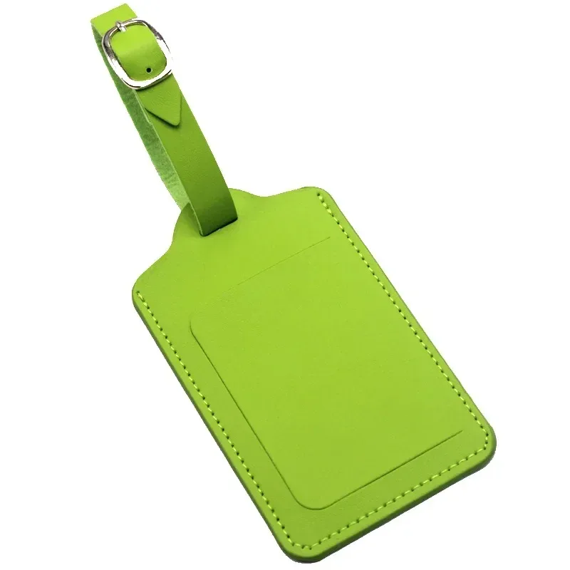 étiquette de bagage en cuir de qualité, accessoires de voyage, valise, identification, adresse, porte-nom, étiquette d'embarquement pour bagages, étiquette portable, livraison directe