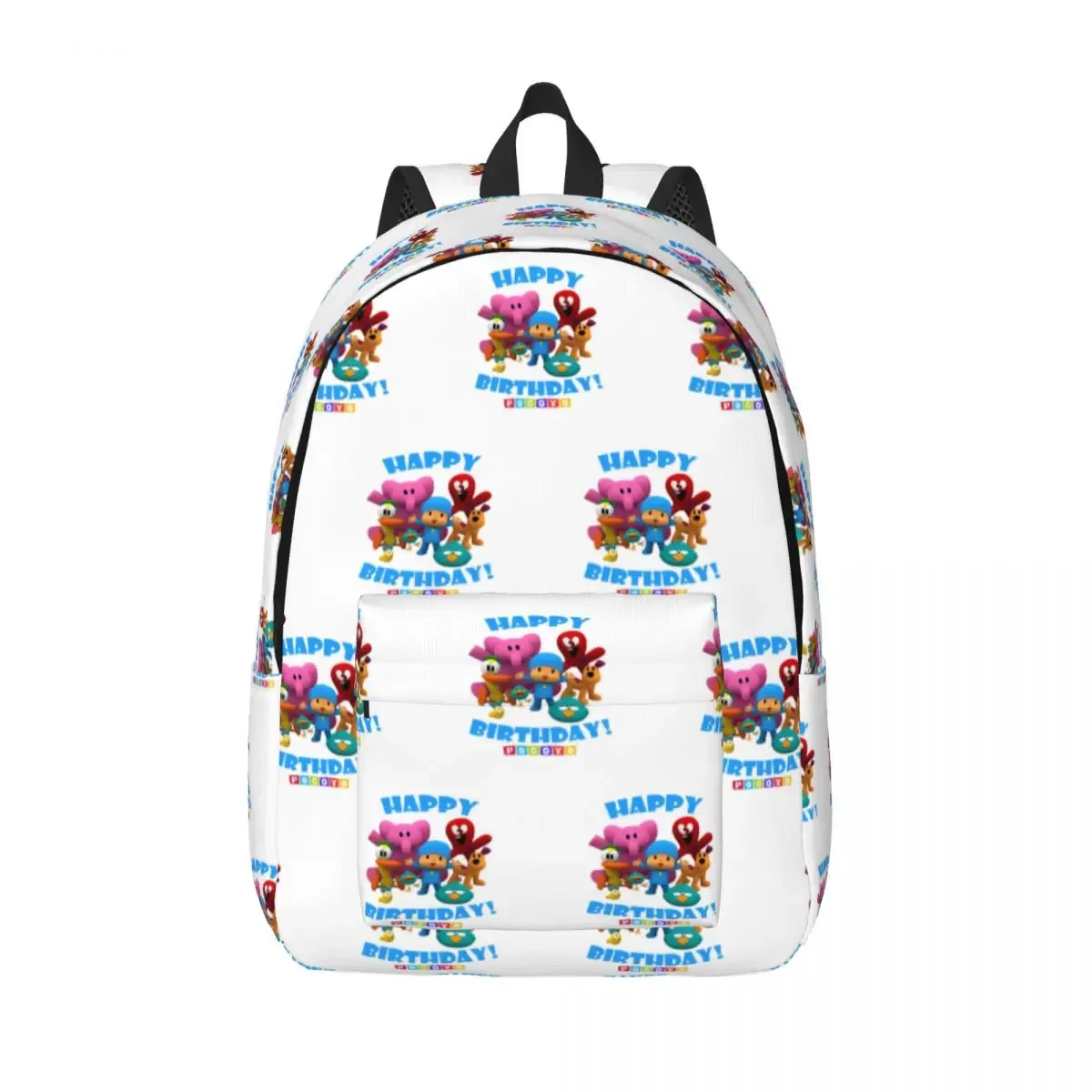 pocoyo étudiant sac à dos sac d'école randonnée voyage sac à dos pour hommes femmes mode bookbag sacs à bandoulière