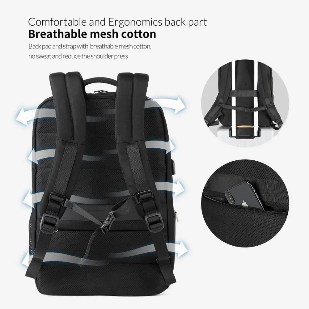 tigernu sacs à dos pour hommes 17.3 pouces sac à dos pour ordinateur portable sacs pour hommes 39l grande capacité sac de voyage sacs antivol pour sac à dos scolaire