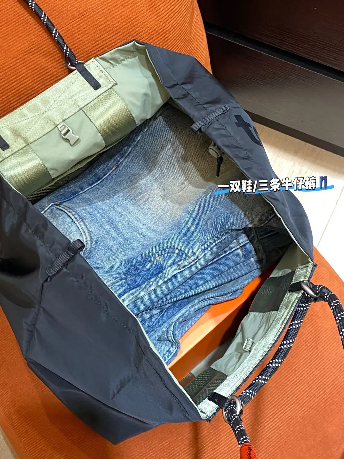 sac fourre-tout double face topolo, grande capacité, pour randonnée en plein air, fitness, avec cordon de serrage en corde tressée, sac de shopping