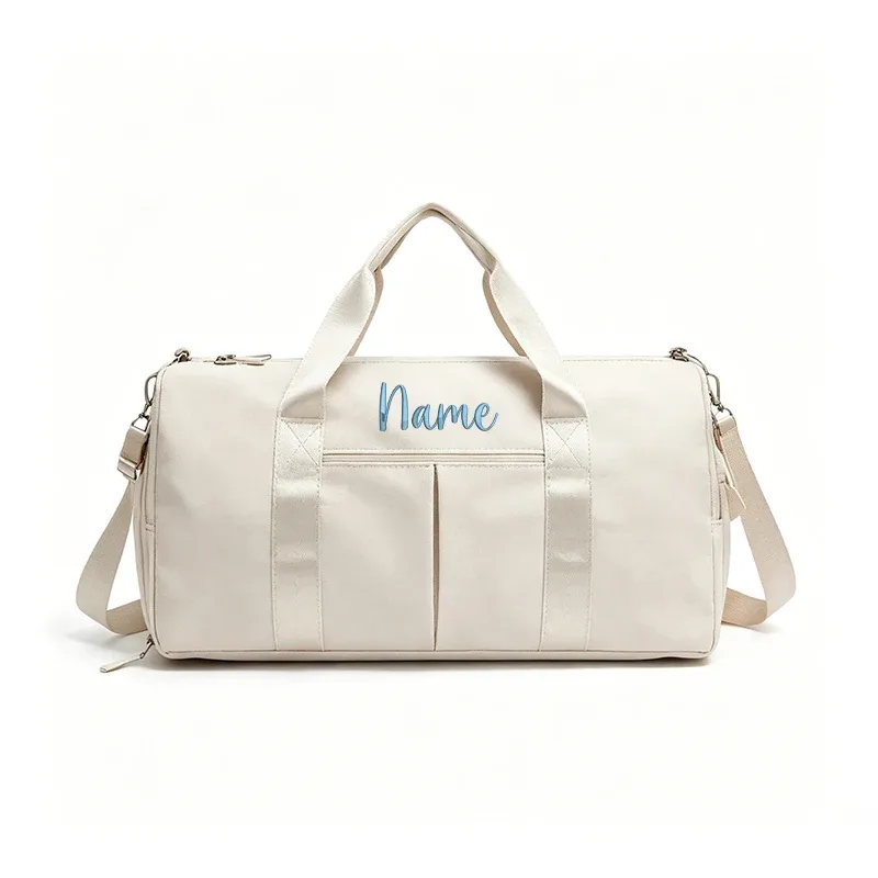 sac de sport personnalisé pour fille et garçon, broderie de nom, idéal pour l'école, le camping, les activités, les voyages de nuit, les week-ends, cadeau