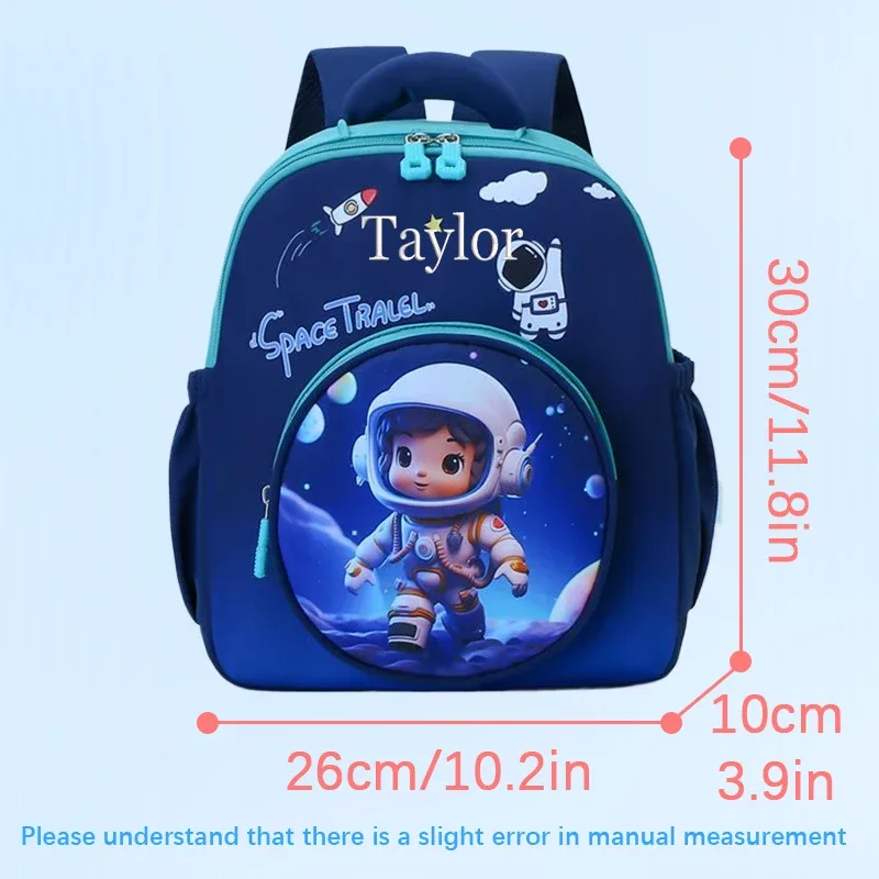sac à dos brodé personnalisé avec motif de dessin animé mignon pour animaux de compagnie, licorne, sirène, dinosaure, astronaute, sac à dos décontracté, extrêmement mignon