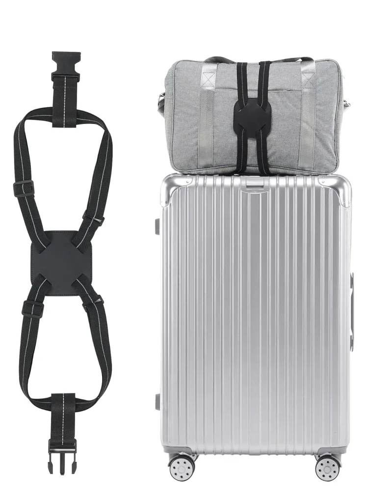 sangles à bagages pour valises, sangles élastiques pour fixer les sacs, essentiels de voyage pour valises, ajouter un sac