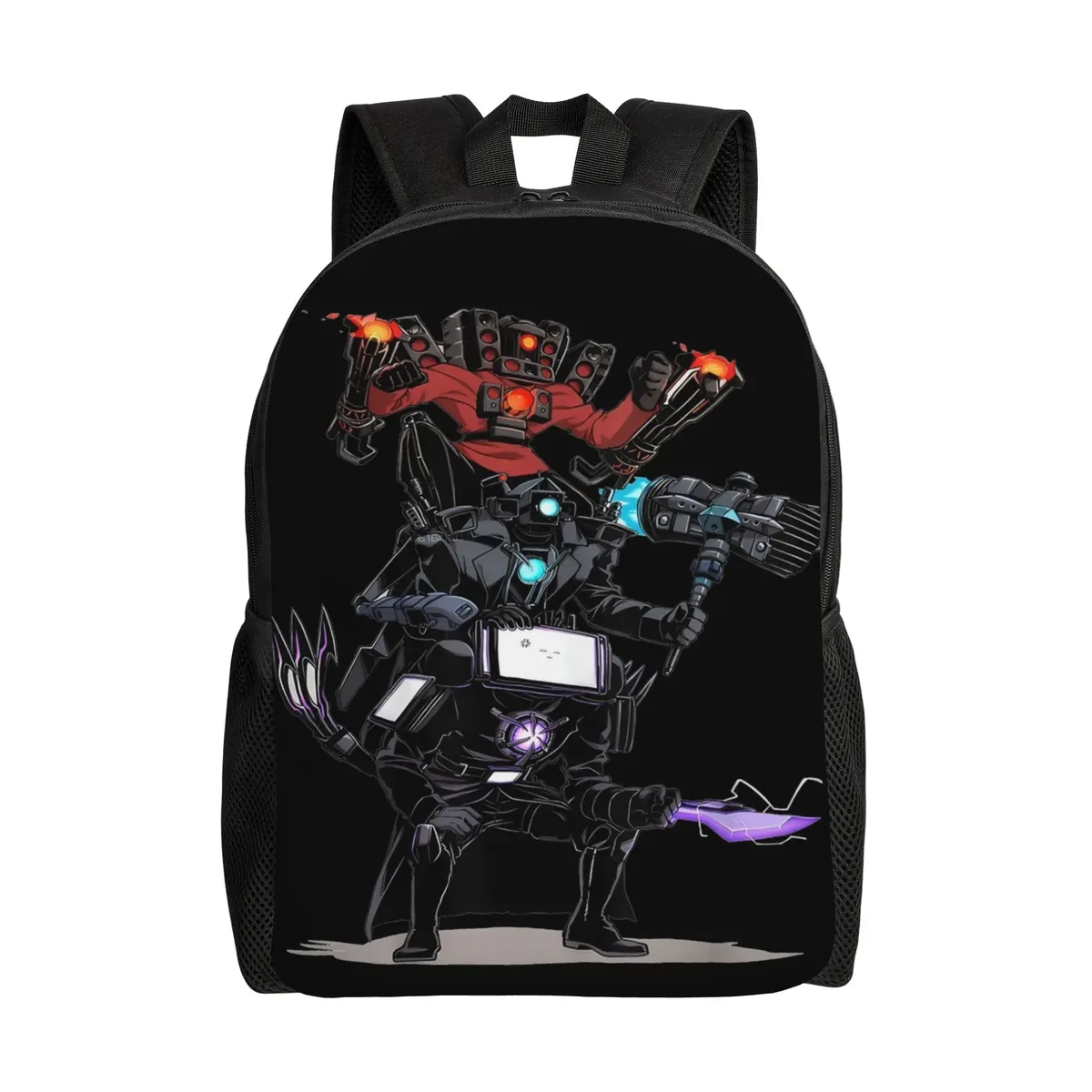 sac à dos titan speakerman pour hommes, femmes, adolescents, lycéens, travail, collège, avec poche, skibidi toilet