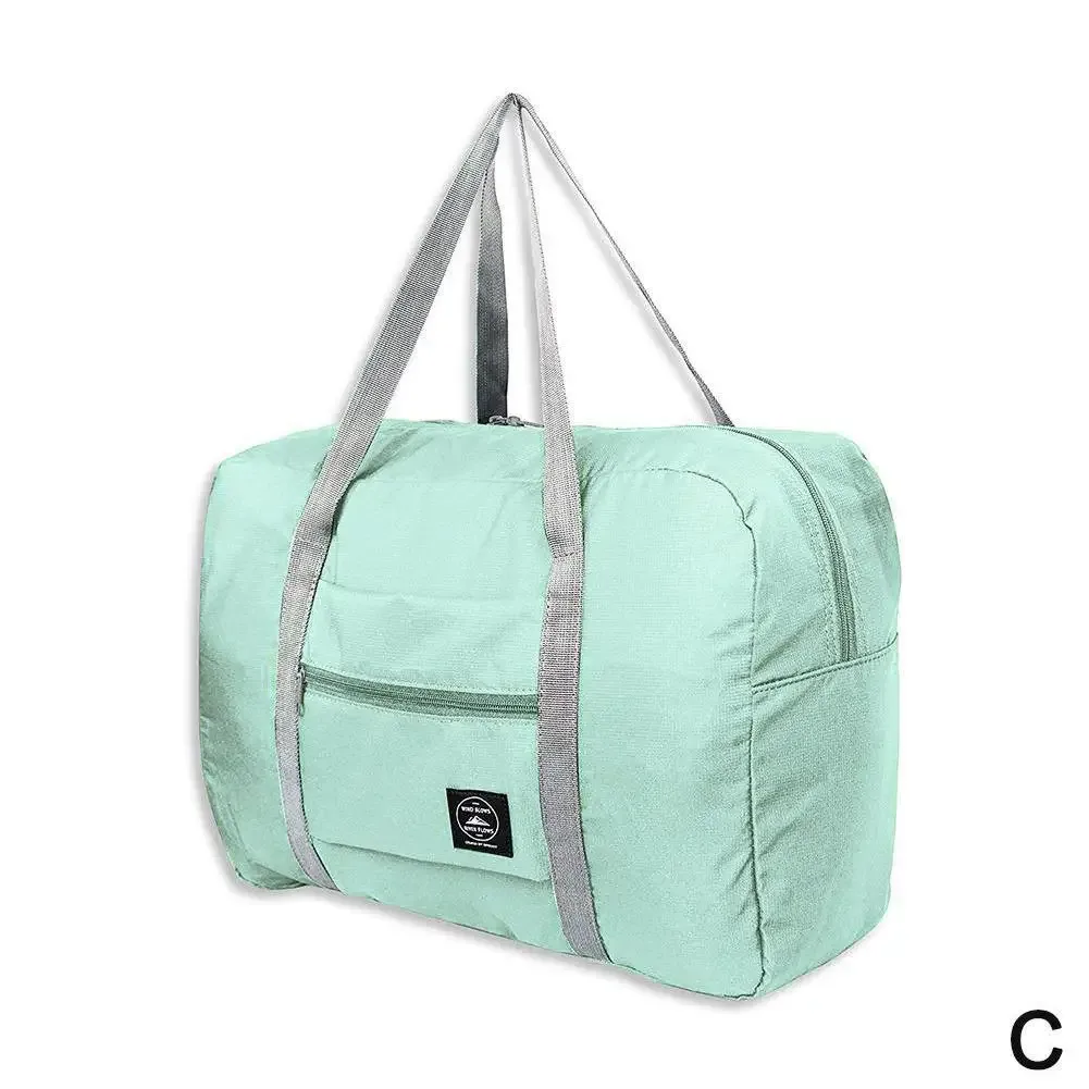 sac de voyage léger pliable en nylon résistant à l'eau, sac de sport portable et durable, se fixe à la valise
