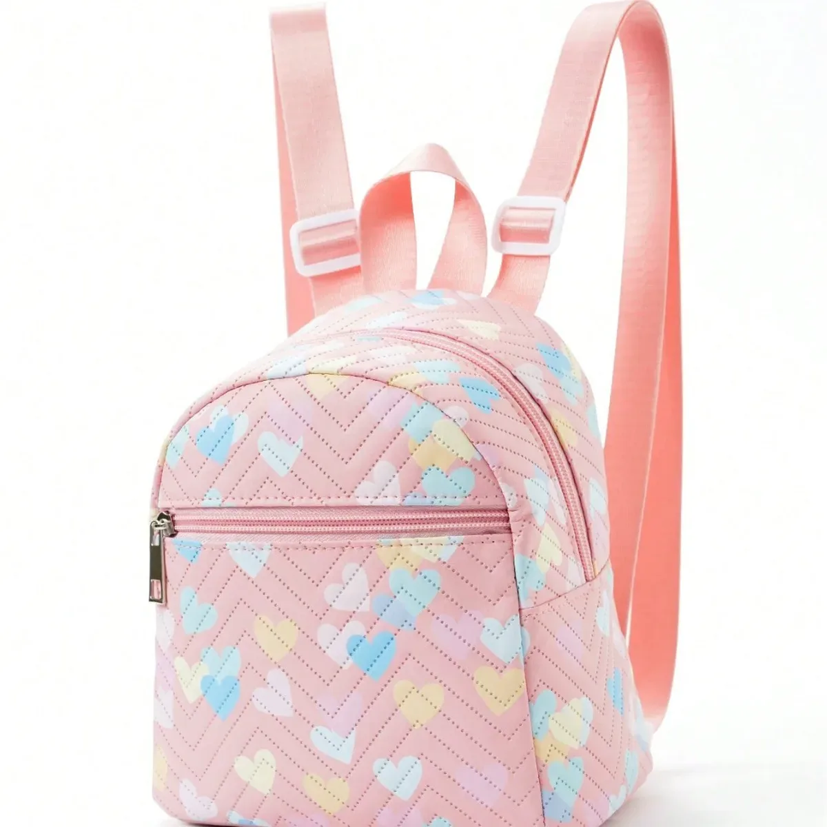 commerce extérieur transfrontalier vente chaude sac à dos femmes arc-en-ciel multicolore pu matelassé mini sac à dos mode loisirs haut de gamme sc