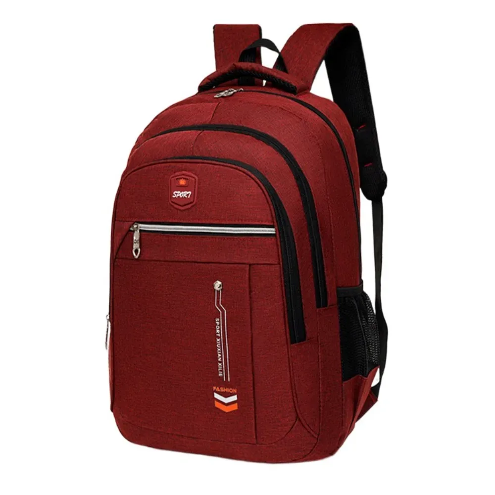 sac à dos ergonomique pour hommes, résistant à l'usure, imperméable, sac à bandoulière pour ordinateur portable, en tissu oxford, style décontracté, sac à dos pour le travail et les déplacements