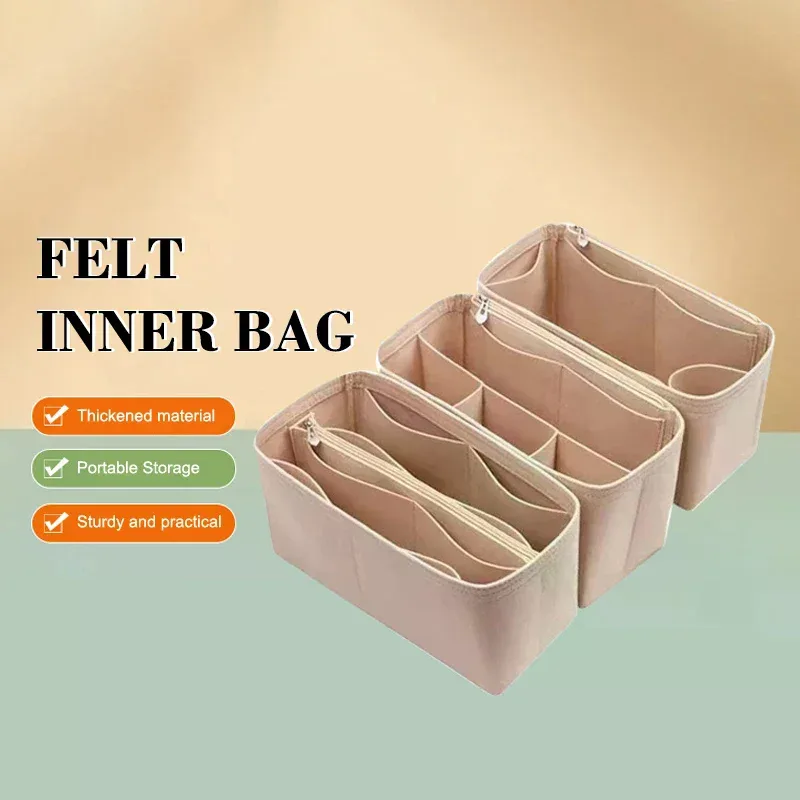 organisateur de sac à main en feutre, insert de maintien de forme pour sacs fourre-tout