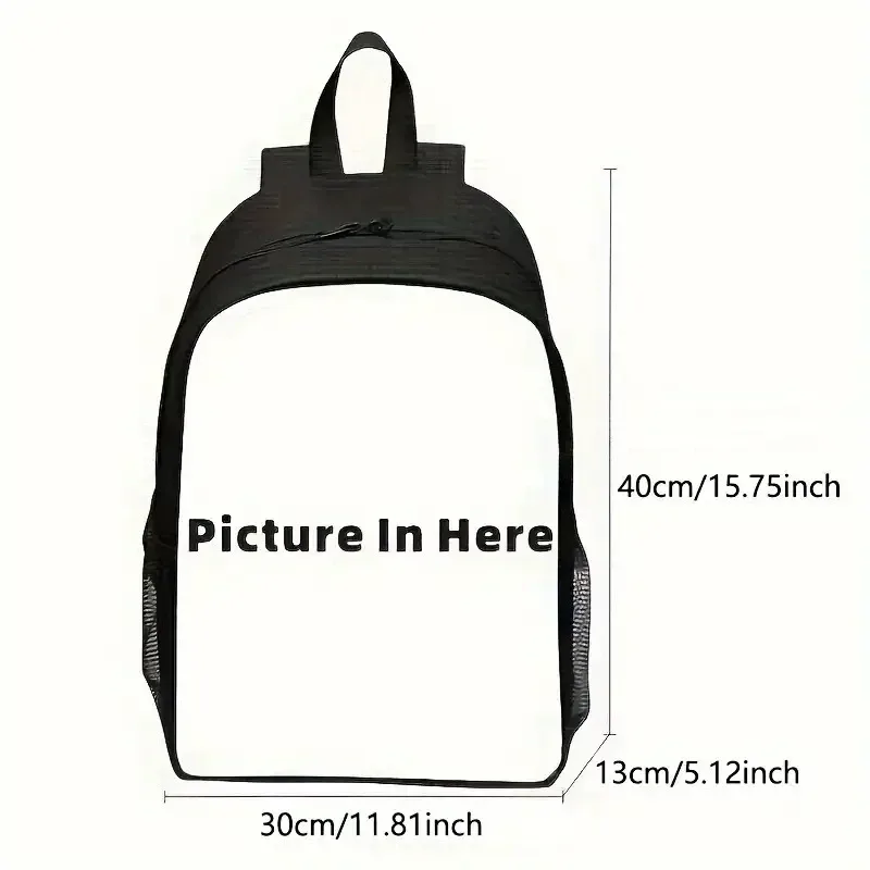 sacs à dos personnalisés avec votre photo, logo, message, pour hommes et femmes, sac à livres décontracté pour l'école et le collège, sacs design diy