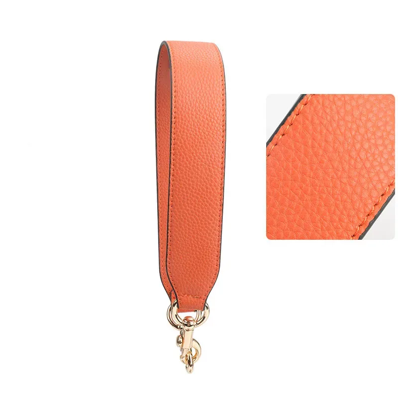 xmessun – sac à bandoulière tendance pour femmes, bretelles pour les mains, bretelles en cuir véritable, larges bretelles, accessoires à sangle courte, nouvelle collection