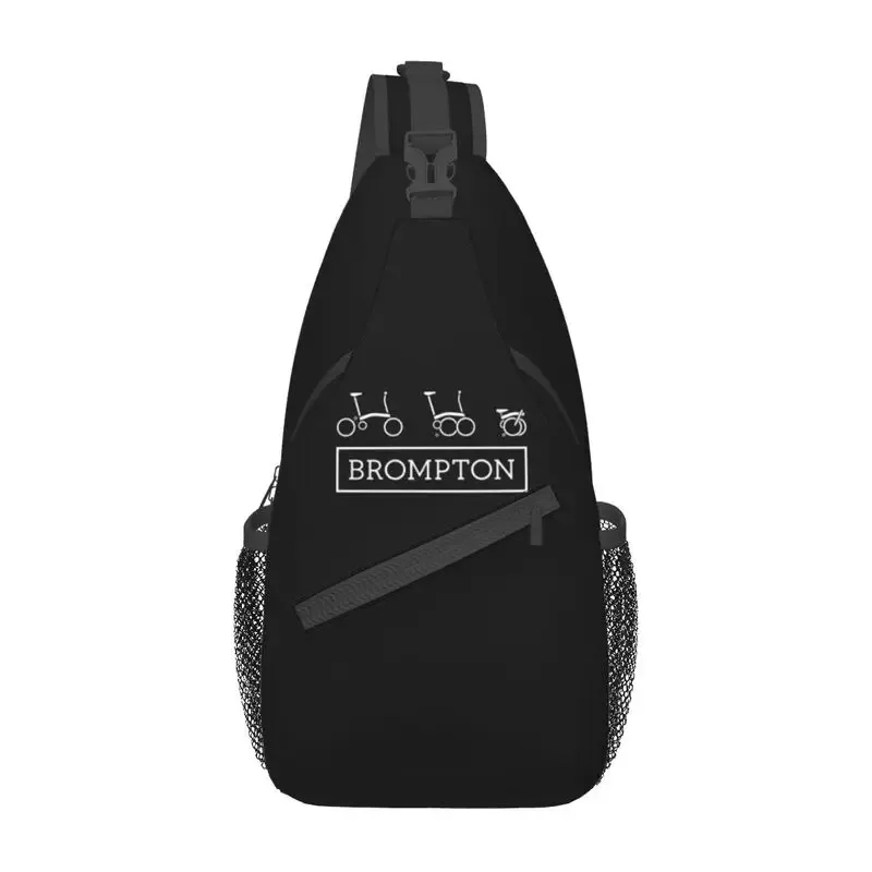 bromptons-sac à bandoulière de vélo pour homme, sac à dos à bandoulière poitrine, sac à dos de voyage, mode initiée