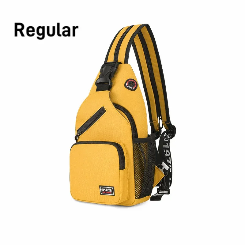 sacs de poitrine pour femmes, sac à dos réglable et sac à bandoulière simple avec trou pour écouteurs, petit sac messager de sport de voyage oxford pour filles