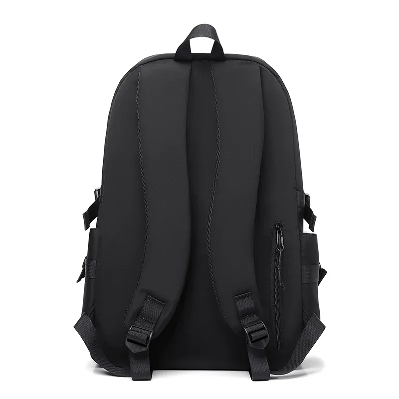 sac à dos de couleur unie à la mode pour hommes, léger et durable, adapté au sport, aux voyages et aux déplacements quotidiens, avec compartiment pour ordinateur portable