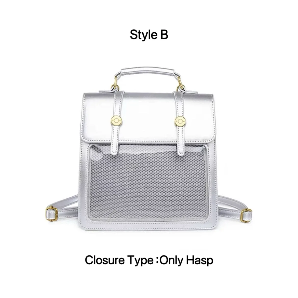 mode mignon ita sac à dos nouveau jk épaule lolita messager sac à bandoulière filles transparent bricolage affichage sac à main y2k mini sac à dos