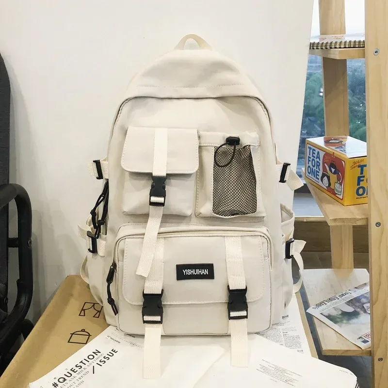 sac à dos multifonctionnel pour ordinateur portable adolescent, sac d'école en toile cool pour femmes, sacs à dos d'étudiant de haute qualité, cartable à la mode pour garçons et filles