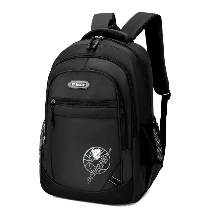 sac de voyage léger et épais de couleur unie, sac d'école de grande capacité pour garçons et lycéens, sac à dos pour filles en vente