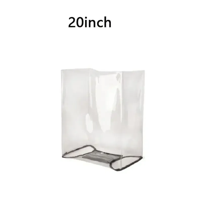 1 housse de protection transparente en pvc pour bagages - protection universelle anti-poussière et anti-rayures pour valises de 20 à 28 pouces【smq】