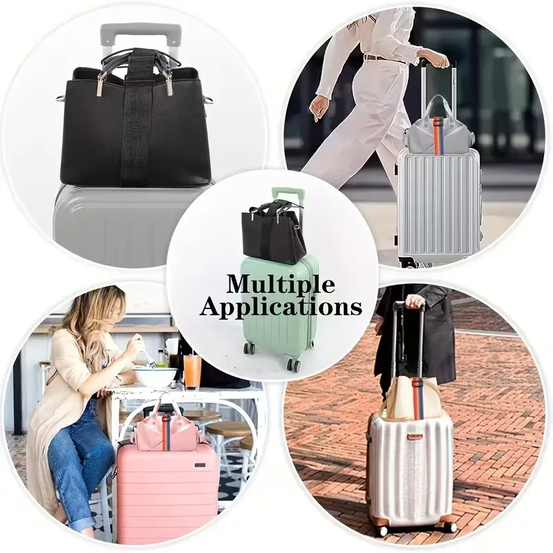 sangle de bagage élastique réglable 2/1 pièce, sangle de transport pour valises, ceinture de sécurité de voyage, accessoires pour voyages d'affaires à l'aéroport