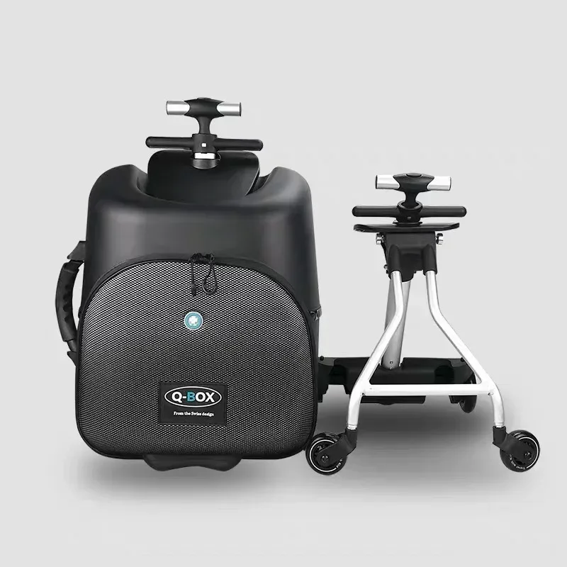 bagages à roulettes paresseux pour enfants, cabine de voiture pour bébé, valise de voyage, chariot à roulettes, assis sur des bagages, cabine, boîte d'économie de main-d 'œuvre