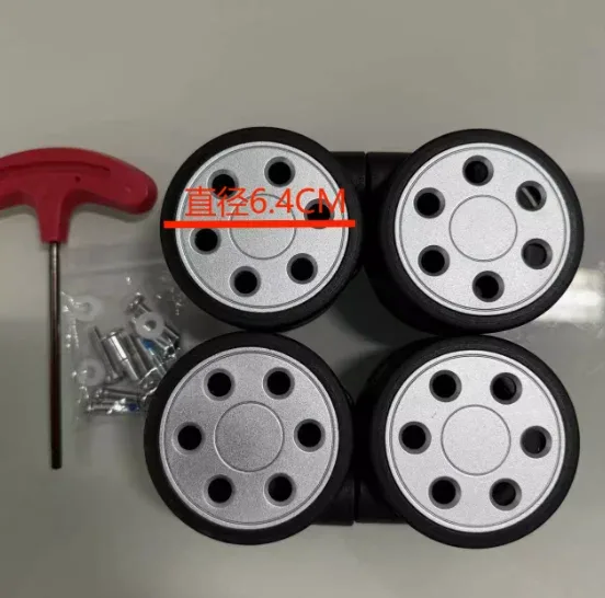 roue à bagages pour réparation de valise rimowa, roues porteuses de remplacement, boîtier de chariot spécial, roulettes silencieuses, accessoires de bagages