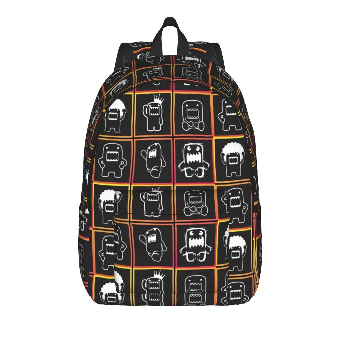 sac à dos domo kun face anime cool pour hommes et femmes, sac à dos de sport, étudiant, randonnée, voyage, meme, poupée, sac à dos de jour, sac à bandoulière pour ordinateur portable