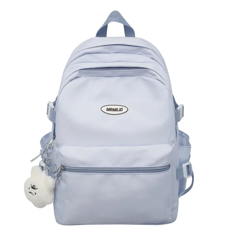 sac à dos de voyage étanche pour filles, violet, en nylon, pour ordinateur portable, livre, tendance, mignon, pour université, nouvelle collection