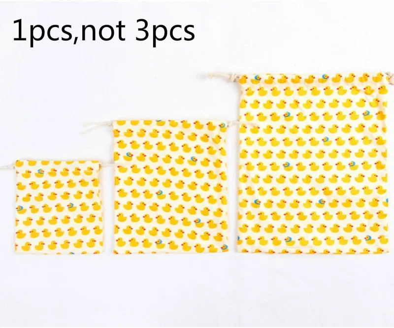 sac à dos en tissu coton pour femme, petit canard jaune, motif kiwi, sac de rangement de poche, design animalier, imprimé de proximité, 3 tailles