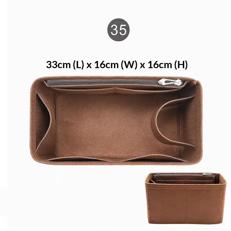 organisateur de sac en feutre pour sacs à rabat lv speedy 25 30 35, sac intérieur, trousse de maquillage, sac de voyage, accessoires pour sacs fourre-tout