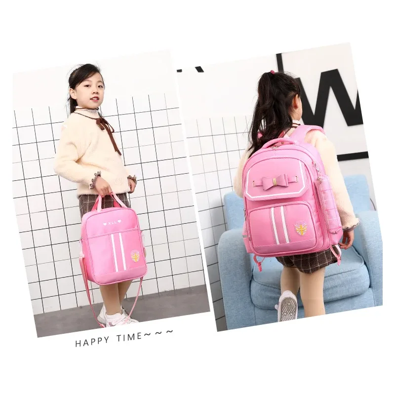 ensemble de sacs d'école pour enfants avec roues, sac à dos pour étudiants, sac de chariot d'école, sac à dos à roulettes pour filles