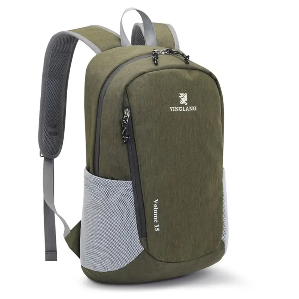 sac de camping en nylon 15l, ultraléger, imperméable, sac à dos de sport, sac de randonnée décontracté, sac d'alpinisme pour étudiants