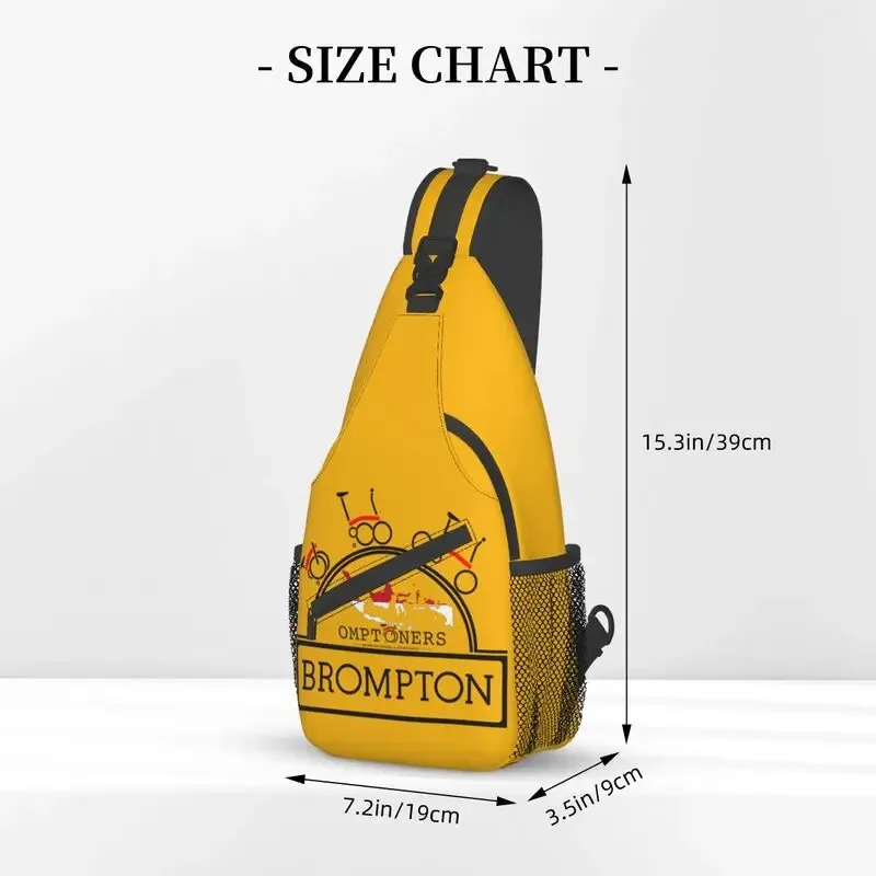 bromptons-sac à bandoulière de vélo pour homme, sac à dos à bandoulière poitrine, sac à dos de voyage, mode initiée