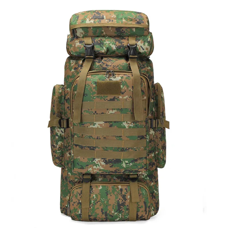 sac à dos oxford de grande capacité, 80l, 900d, étanche, militaire, pour activités en plein air, camping, randonnée, trekking, pêche, chasse