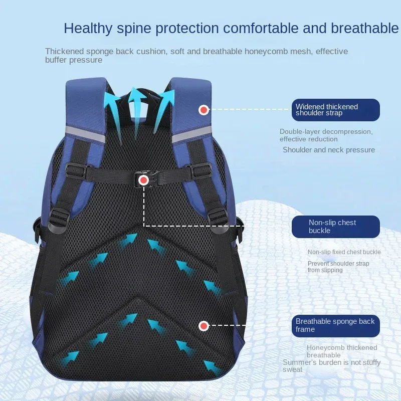 sacs à dos scolaires pour garçons, sac à bandoulière bagutte, protection dorsale pour enfants, léger, grande capacité, nouveau modèle astronaute, imperméable pour enfants