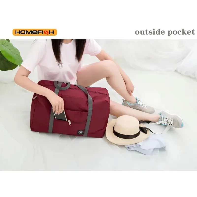 sac de voyage pliable homefish, grande capacité, sac à main pour les voyages et les déménagements