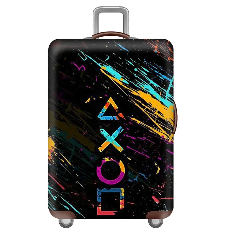 housse de protection pour bagages en tissu élastique épais, accessoires de voyage adaptés à la housse de chariot de 18 à 32 pouces