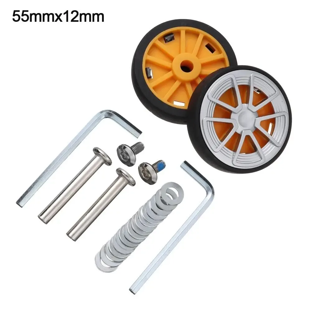roues de remplacement universelles durables avec vis, kit de réparation pour bagages de voyage, pièces de valise, essieux, 2 pièces