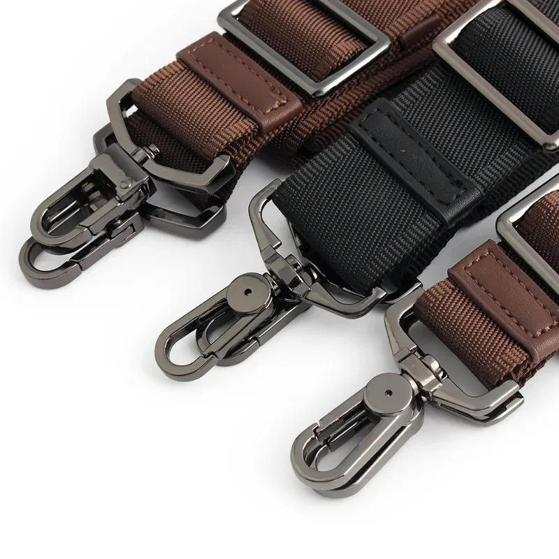 sac à bandoulière épais et détachable pour hommes, 1 pièce, accessoires pour sac d'ordinateur, porte-documents durable, large bandoulière, accessoires de bricolage