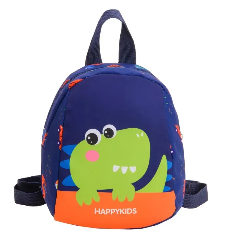 sac à dos dinosaure cartoon unisexe pour élèves de maternelle en nylon, léger, motif animal mignon, contraste de couleurs