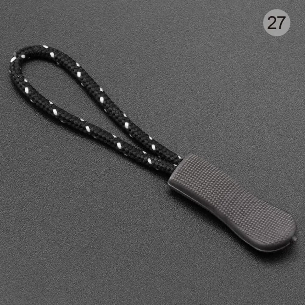 tirette de fermeture éclair, cordon de fermeture éclair, fermeture éclair, fermeture éclair, tête de remplacement, fixation de boucle, valise, vêtements, 1 pièce/lot