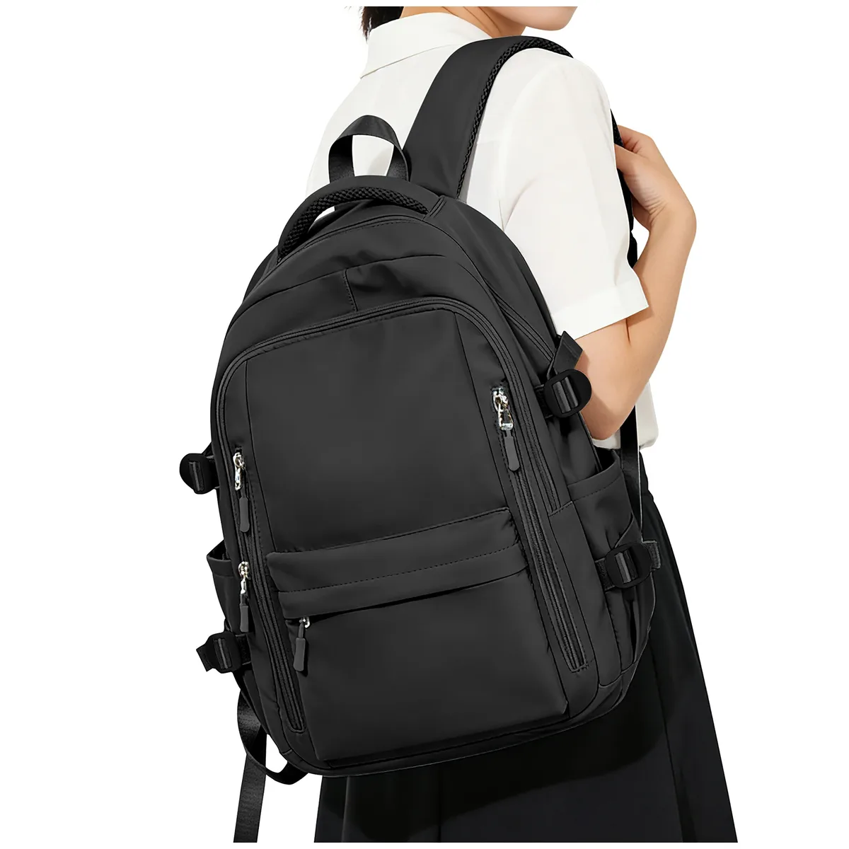 sacs à dos unisexes, sacs pour ordinateur portable de grande capacité, sacs à dos de voyage multi-compartiments, adaptés aux adolescents, sacs d'école décontractés pour tous les jours