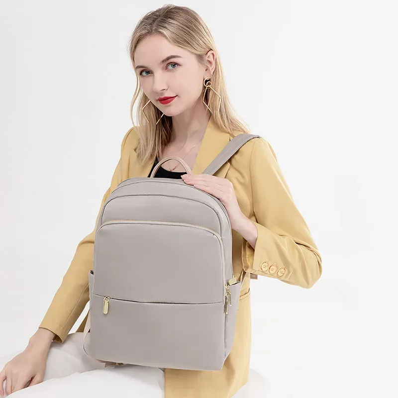 nouveau oxford femmes sac à dos mode 14 pouces pochette d'ordinateur haute qualité grande capacité sac à dos pour le travail
