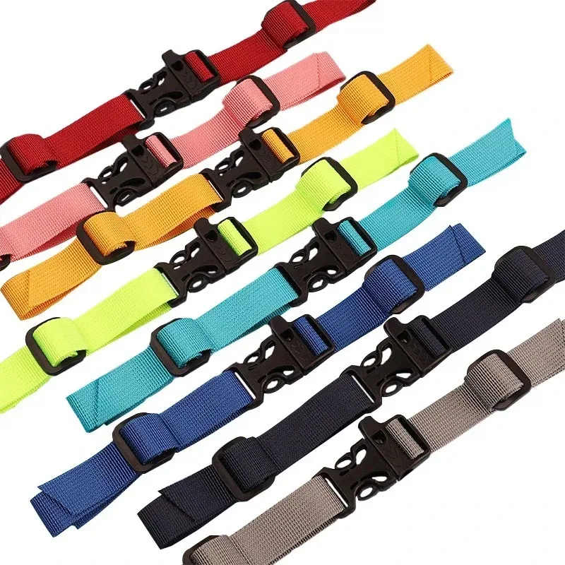 Sangle de poitrine tactique réglable en nylon avec boucle à double dégagement pour sac à dos de camping en plein air