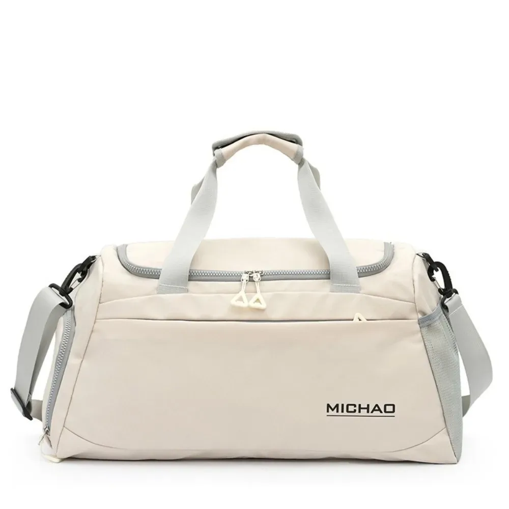 sac polochon de voyage à séparation sèche et humide, étanche, grande capacité, sac à bagages de voyage, compartiment à chaussures, résistant à l'usure