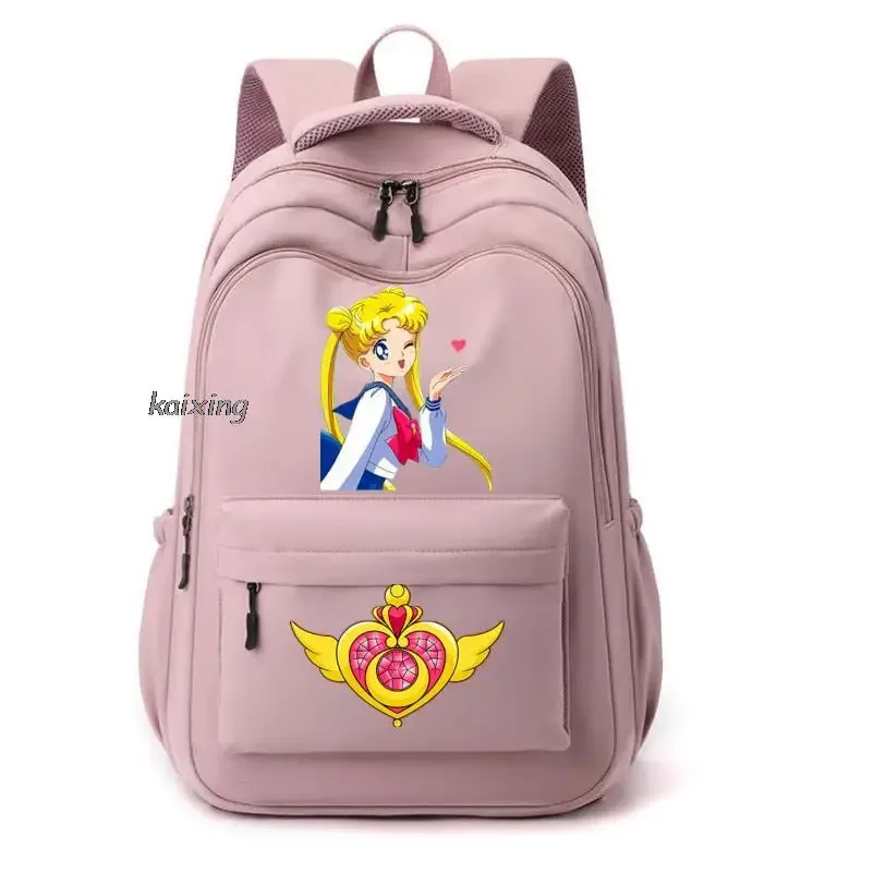 sacs d'école chaud marin lune imprimé étudiants capacité sac à dos adolescent femmes hommes voyage ordinateur portable mochila infantil cadeau