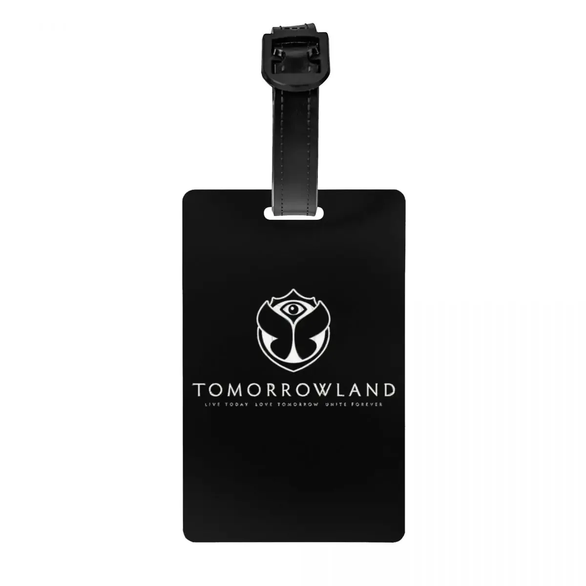 tomorrowland-étiquette de bagage personnalisée, protection de la vie privée, danse électronique belge, festival de musique, étiquettes de bagage, sac attro, valise