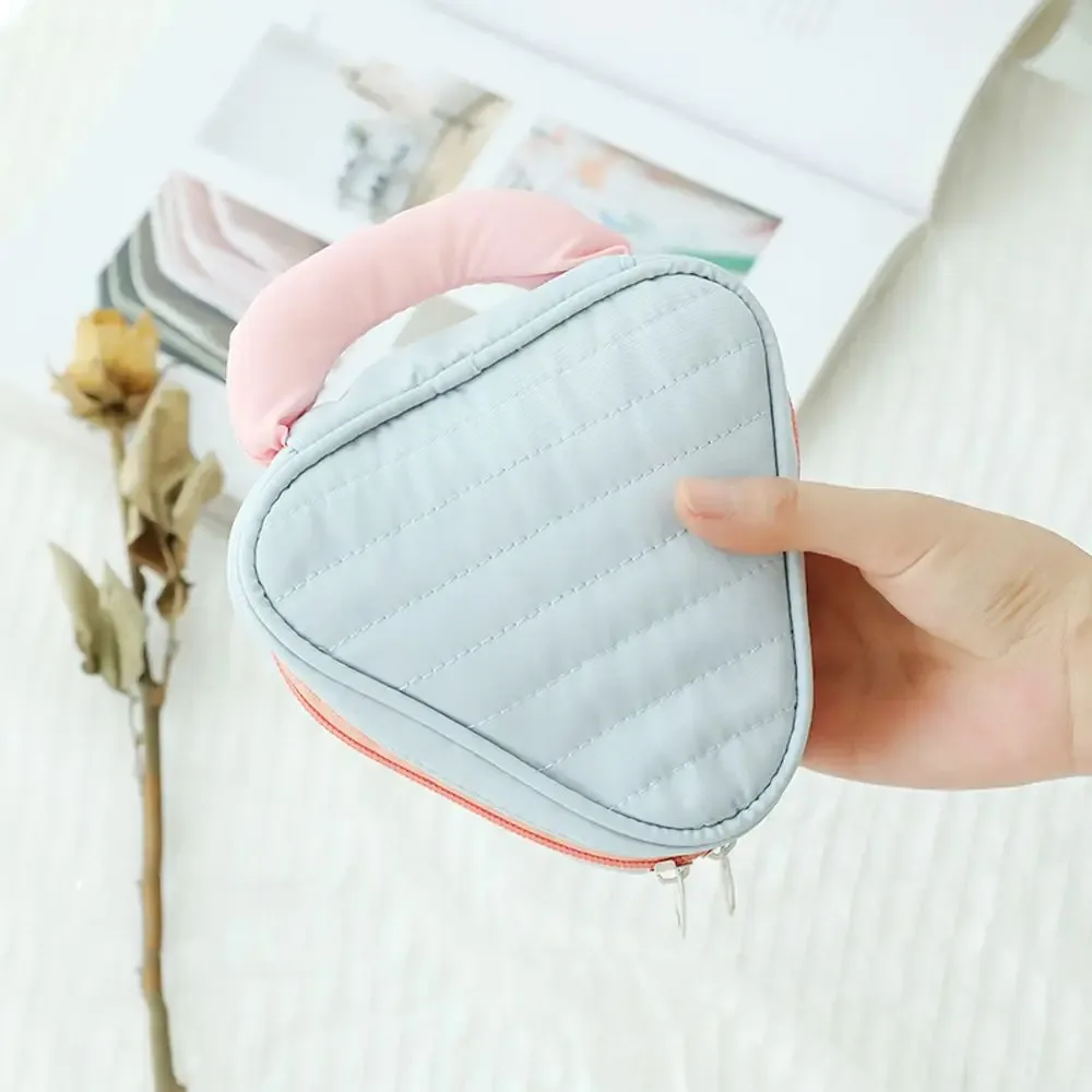 sac de rangement multifonctionnel créatif en nylon pour femme, trousse de maquillage, trousse de toilette de voyage, sac de rangement