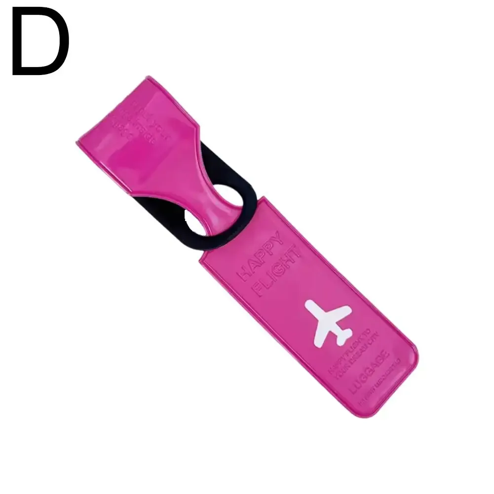 étiquettes de bagage de voyage couverture valise id porte-étiquette de bagage lettre étiquettes d'embarquement de bagages étiquette portable accessoires créatifs voyage