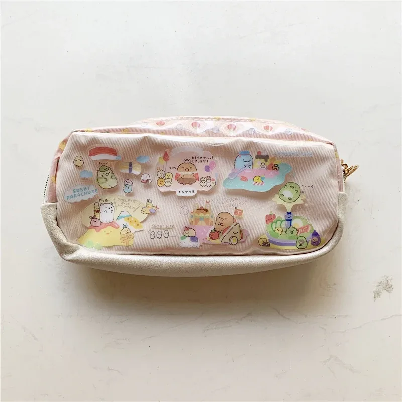 sumikko gurashi trousse à crayons sac à stylos mignon kawaii école étuis à crayons pour filles enfants dessin animé pochette à crayons