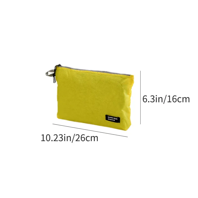 sac de rangement de voyage imperméable, sac de toilette portable de grande capacité pour les voyages d'affaires, sac organisateur de documents divers