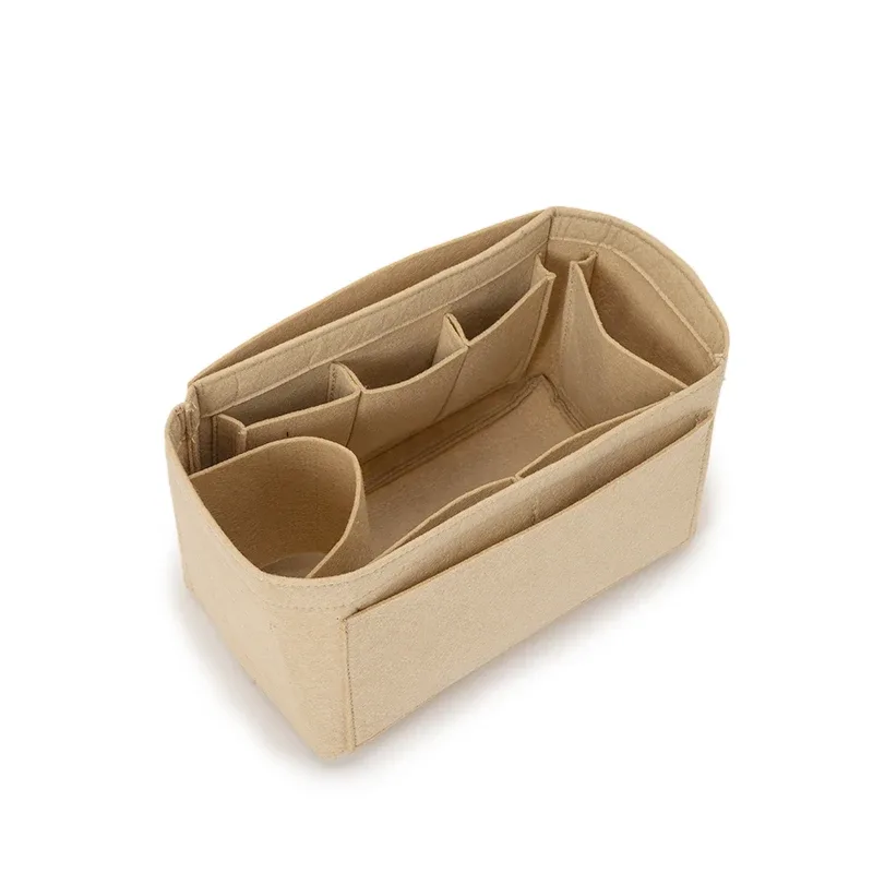 pour bottega arco sac fourre-tout organisateur insérer, doublure en feutre de sac à main, sac de rangement cosmétique sac à main intérieur, pochette de voyage shaper protecteur